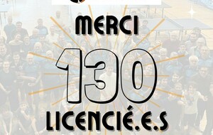 130 licencié.e.s