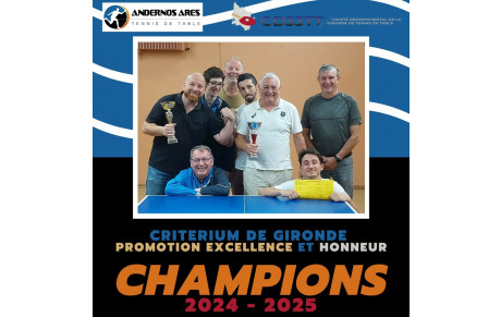 Champions de Gironde !